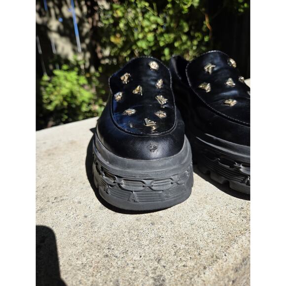 Karl Lagerfeld Paris Avah Studded Loafers Black Gold Men\'s Size 11 main image 13
